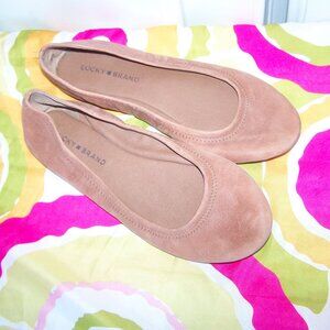 Lucky Brand Tan Flats Sz 9